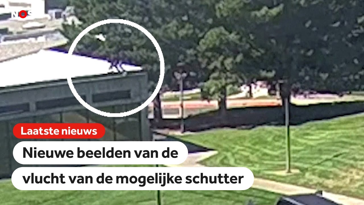 Bewakingscamera filmt vluchtende verdachte van moord op Charlie Kirk