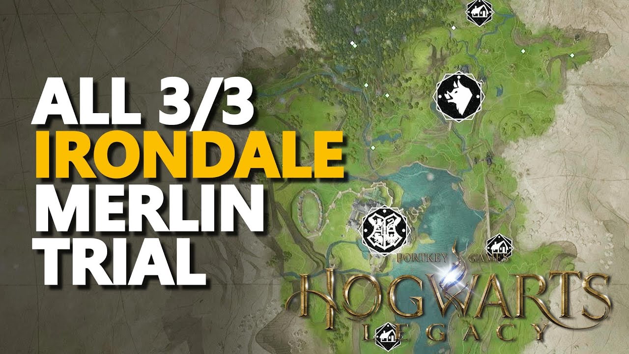 Irondale Merlin Trial Hogwarts Legacy All 3/3