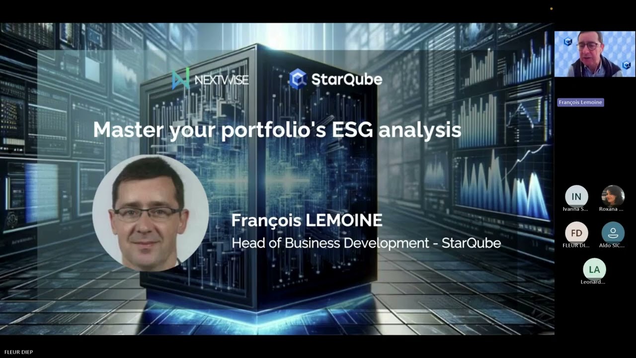 Euronext Trading Game: StarQube Webinar Replay: Master your portfolio's ESG analysis 🌱