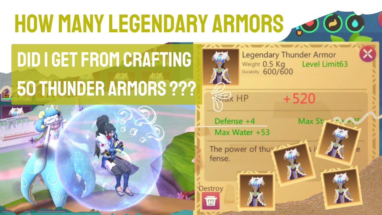 Gacha Thunder Armor | Legendary Thunder Armor | Utopia origin | Creation and Magic