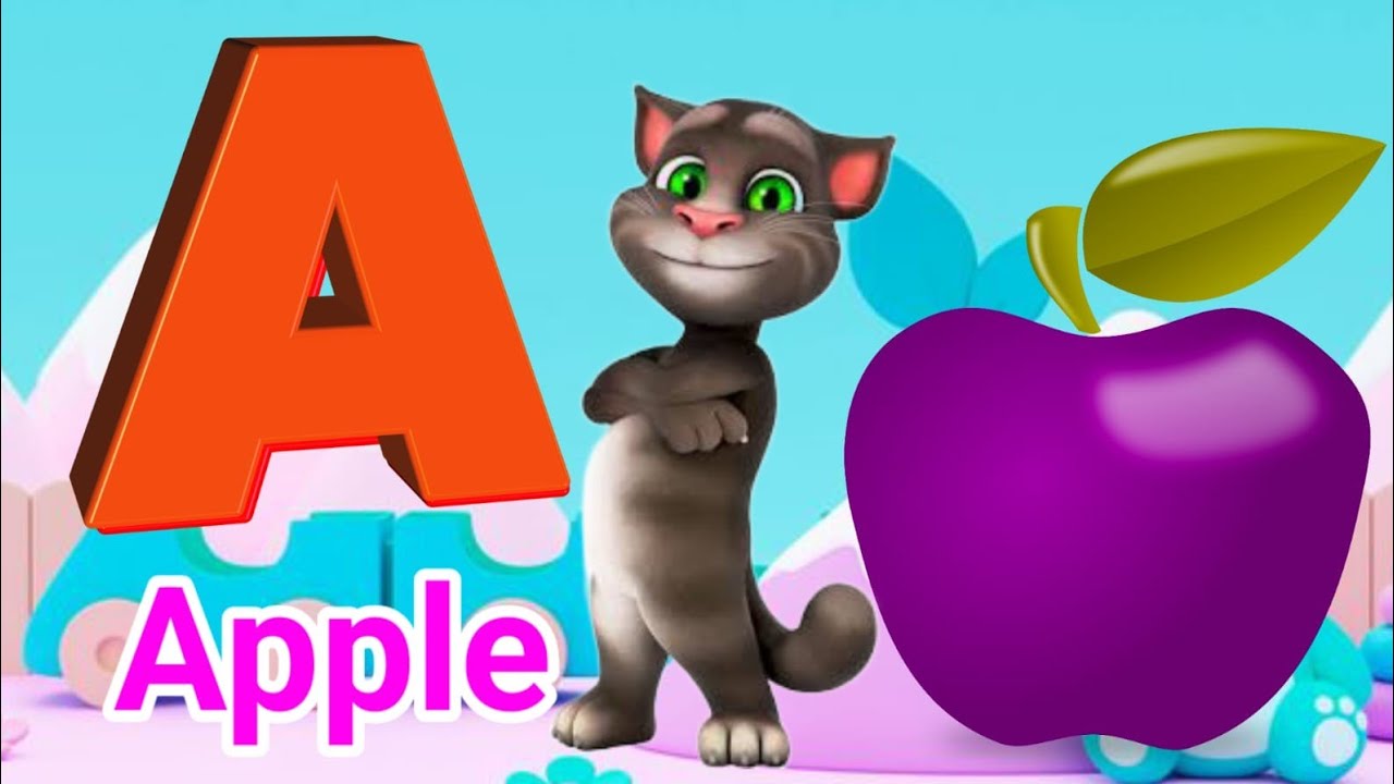 A for Apple | Alphabet phonics songs | ka se kabutar songs | @AnshKumar-95991 #abcd 