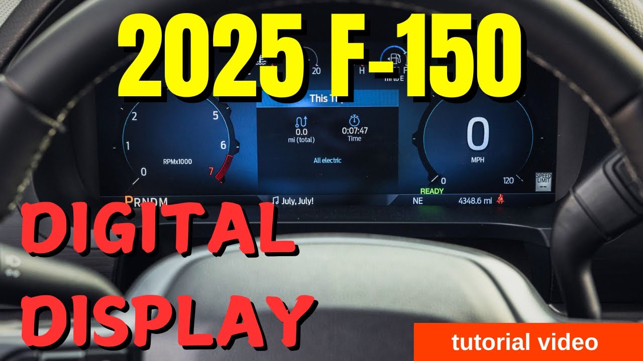 Complete Guide to the 2025 F-150 Digital Display