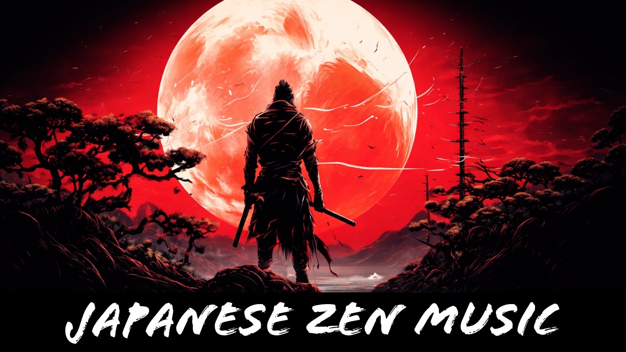 Japanese Zen Music | Blood Moon Samurai – Dark Anime Focus & Meditation BGM