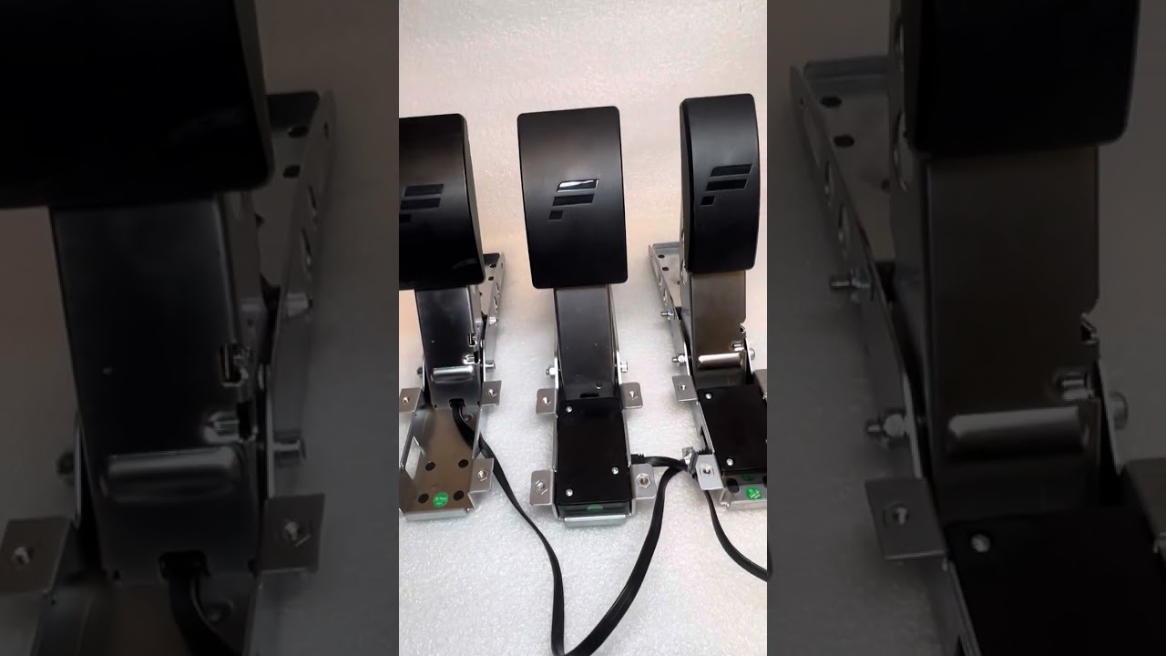 How to assemble and tune the Fanatec CSL throttle gas, brake, and clutch pedals with load cell