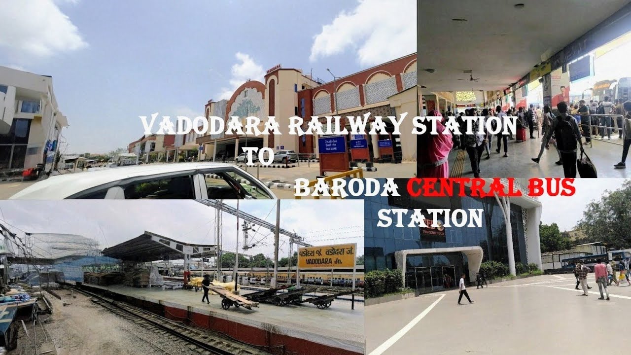 Vadodara Railway Station to Baroda Central Bus Station | Route on Walking| 