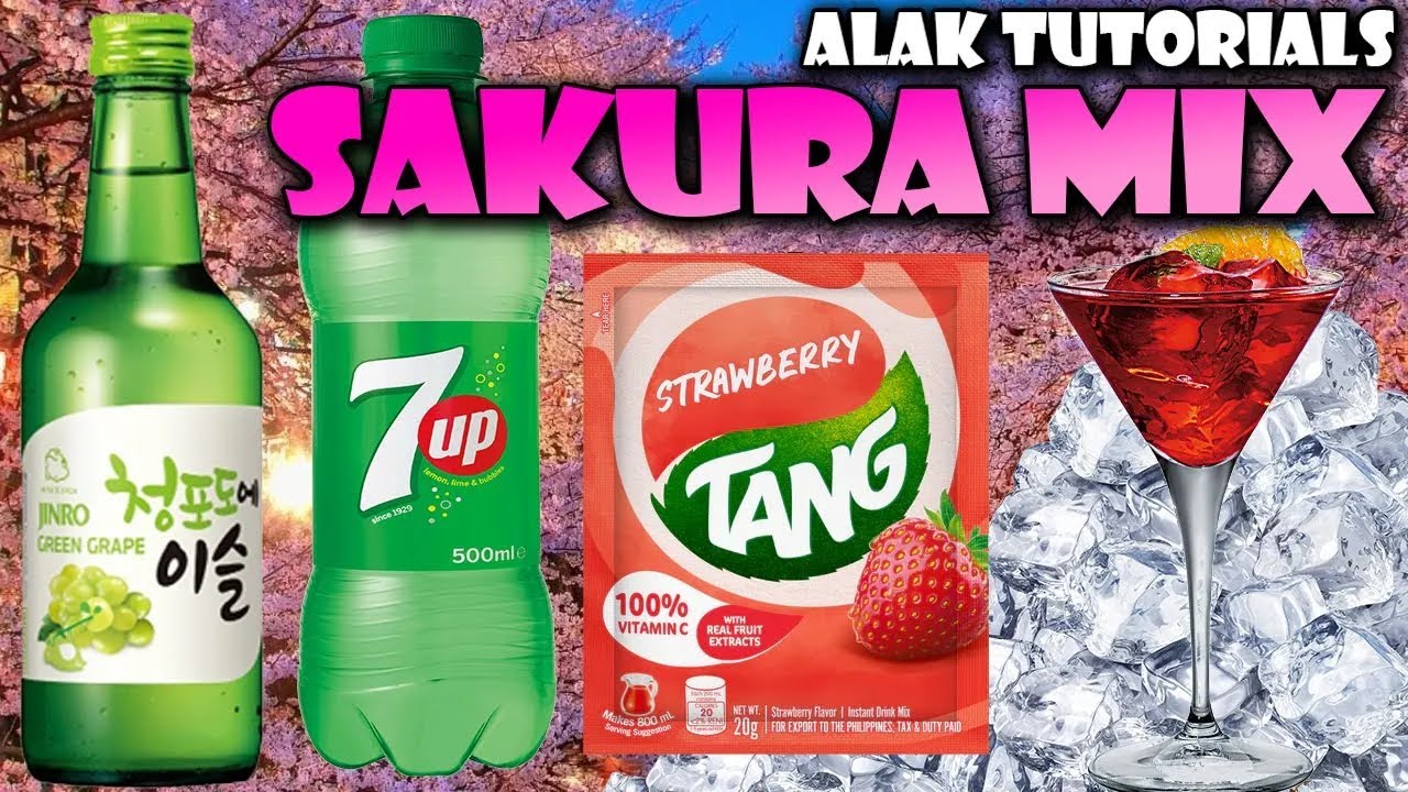 SOJU SAKURA MIX! Strawberry & 7UP Pinoy Cocktail | Alak Tutorials 148