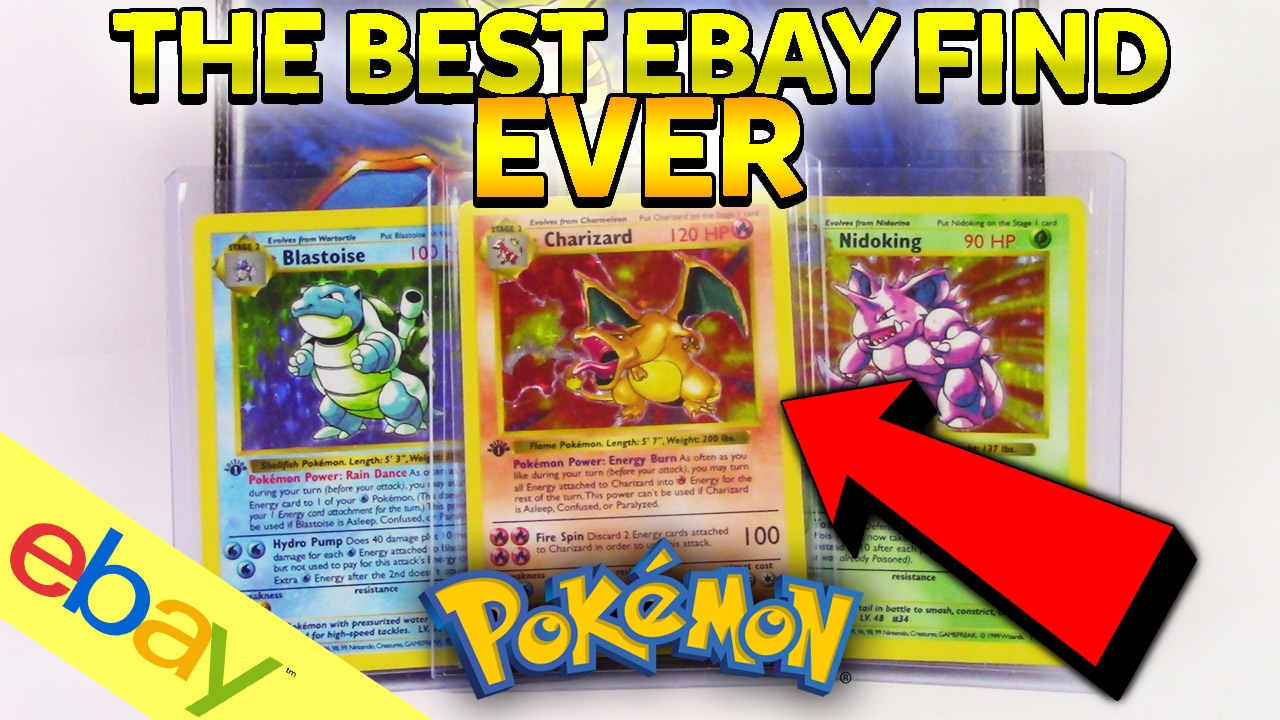 THE BEST POKEMON CARD EBAY FIND EVER! 1st Edition Shadowless Base Set Charizard