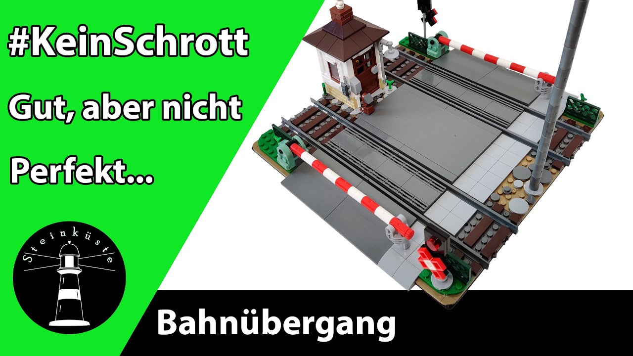 Chinaschrott die Zweite? Nein - aber Technikpins aus der Hölle - BlueBrixx® 102534 - Bahnübergang