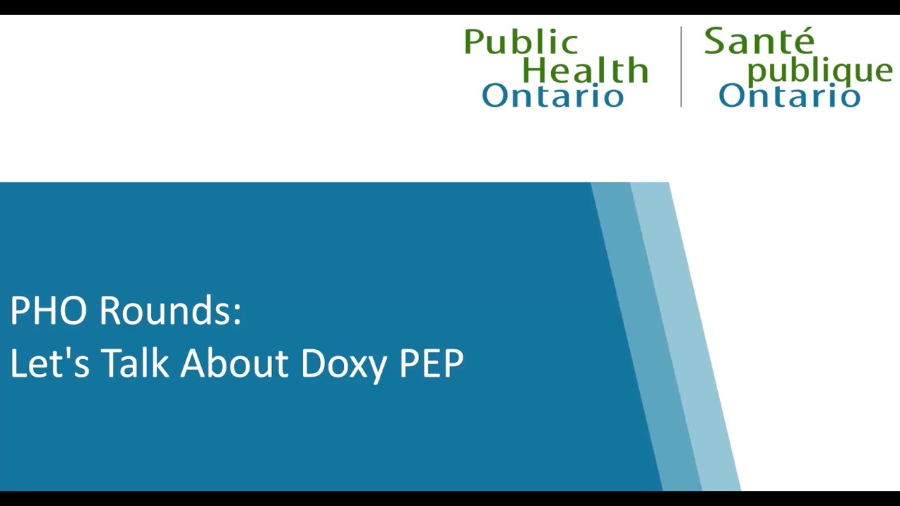 PHO Rounds: Let's Talk About Doxy PEP