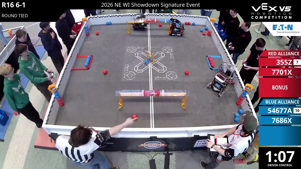 NE Wisconsin Showdown : Lambeau - R16 #6-1 - 355Z & 7701X vs 54677A & 7686X - Auton + Driver