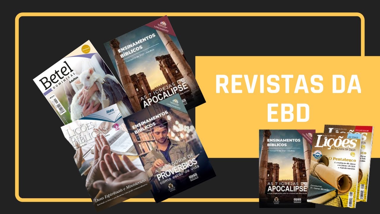 As melhores revistas da Escola Dominical
