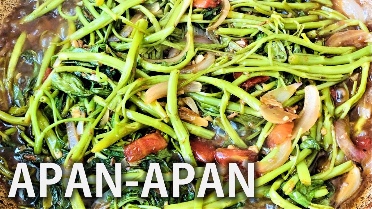 How to cook stir fry kangkong with shrimp paste | Adobong Kangkong Ilonggo Recipe | APAN APAN