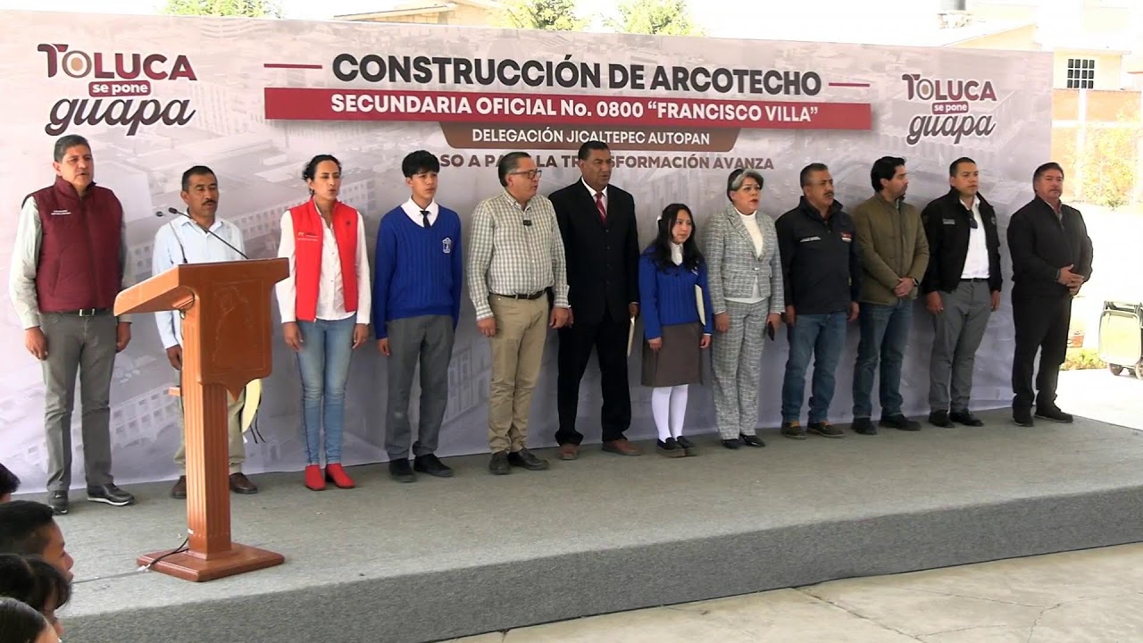 Construccion de Arcotecho Escuela Secundaria Oficial No 0800