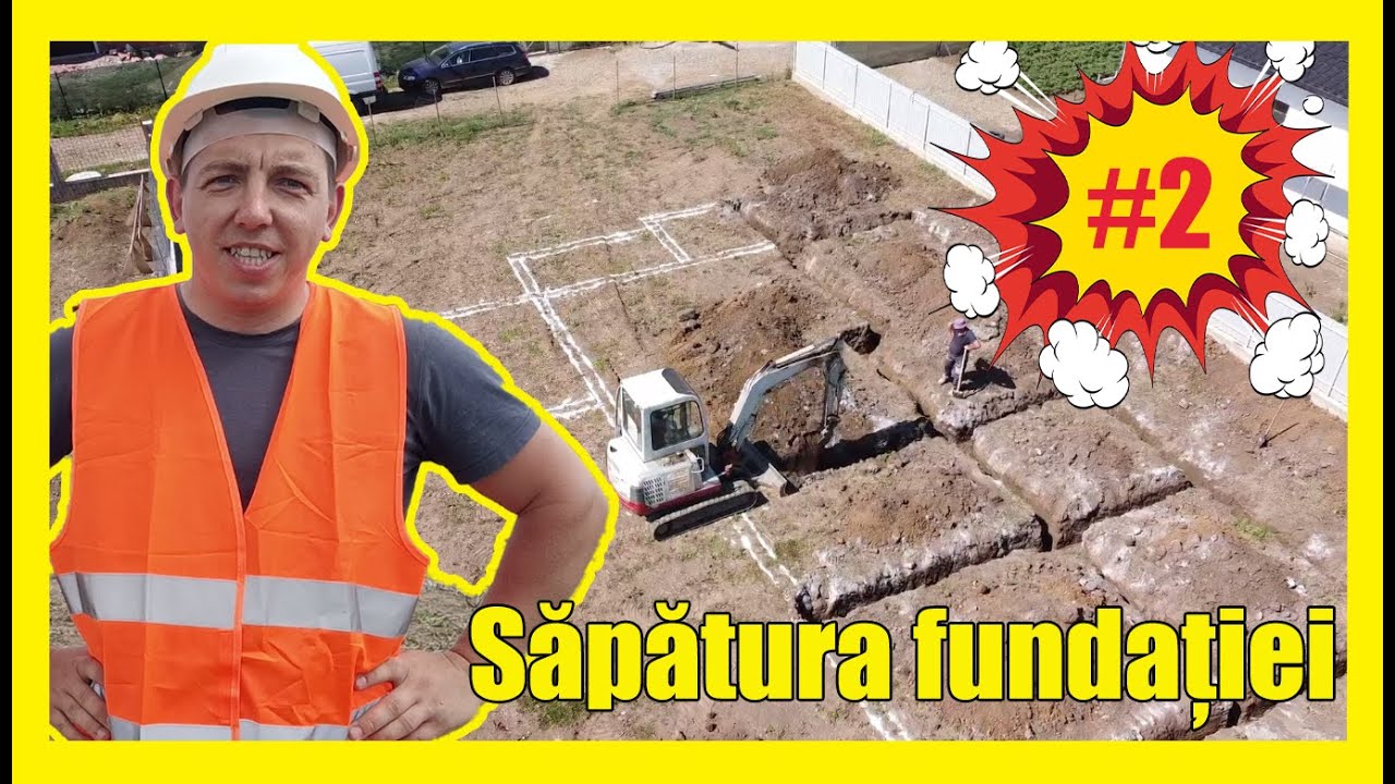 🚧CUM SE SAPĂ FUNDAȚIA CASEI?🦺LA CE ADÂNCIME? #2