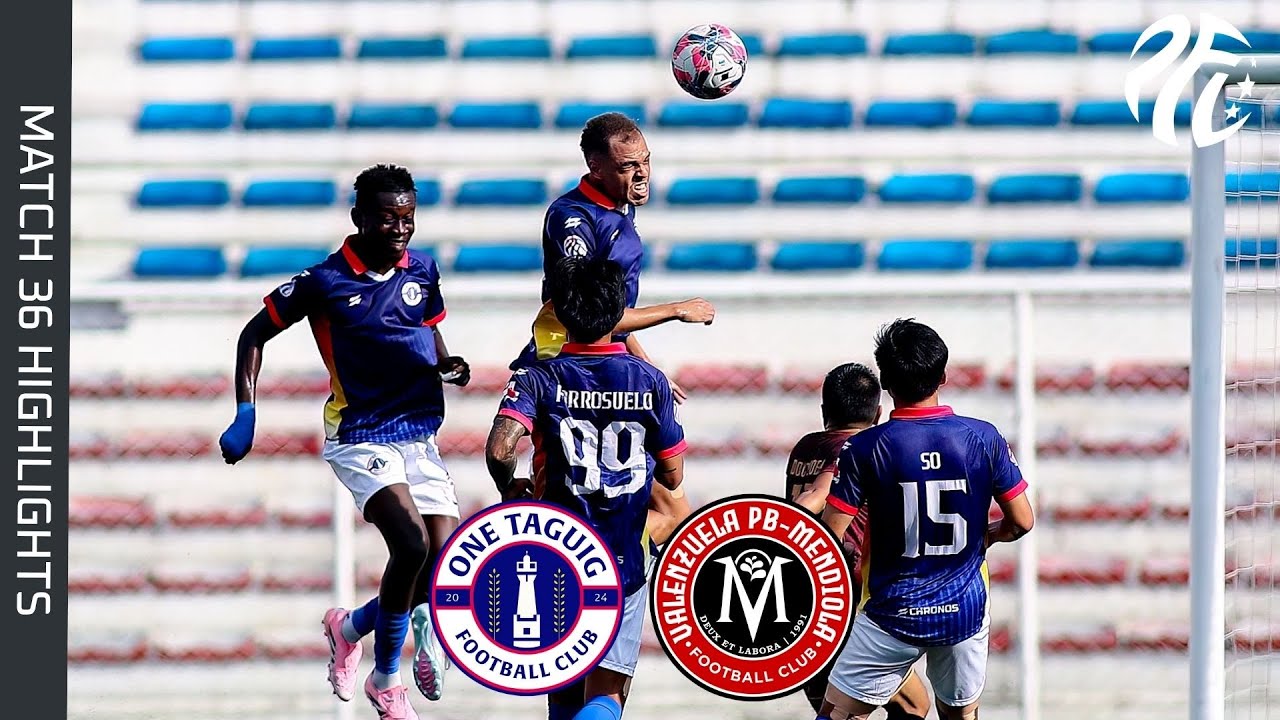 ONE TAGUIG FC VS VALENZUELA PB - MENDIOLA || Match Highlights | PFL 2025-2026 | M36