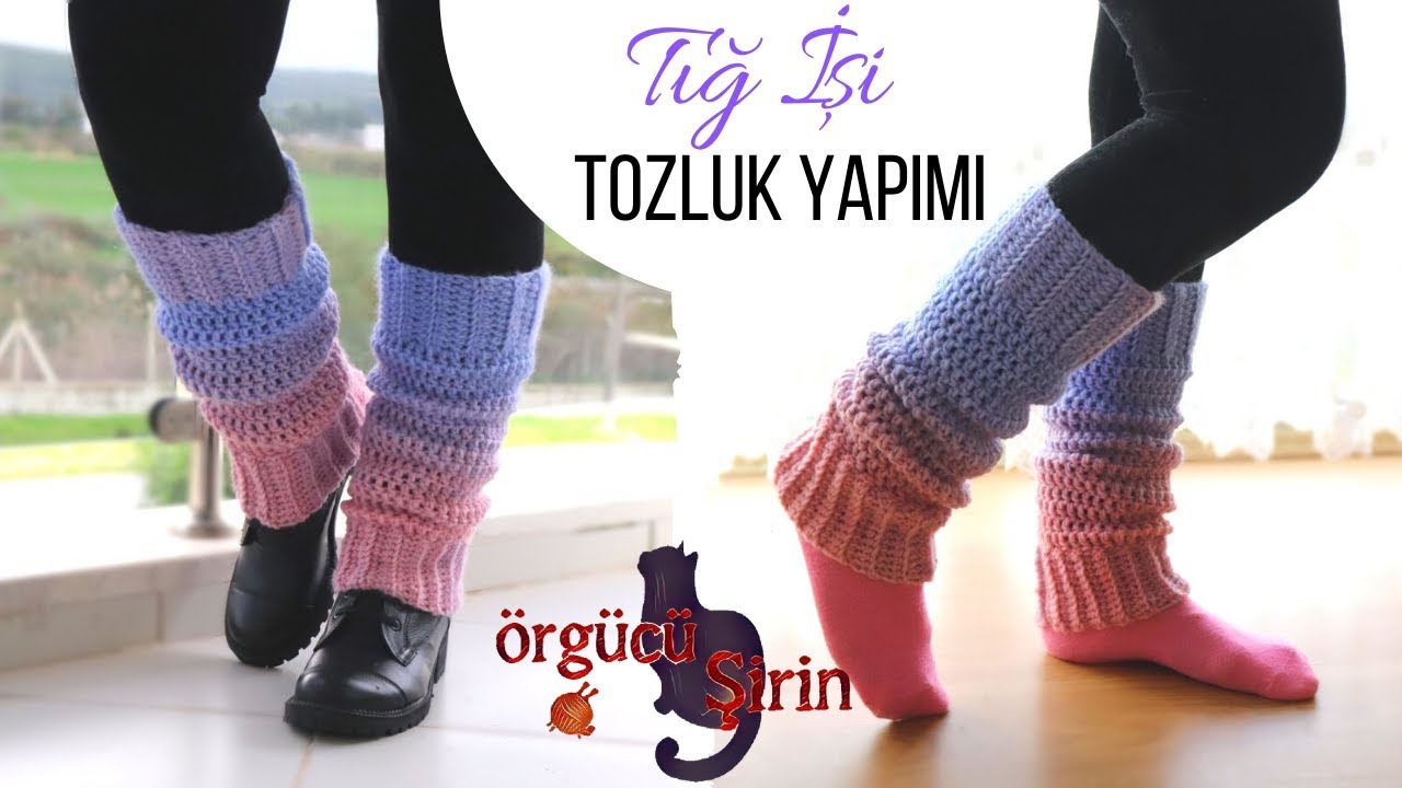 Tığ İşi Tozluk ( Dizlik) Yapımı / Örgü Modelleri