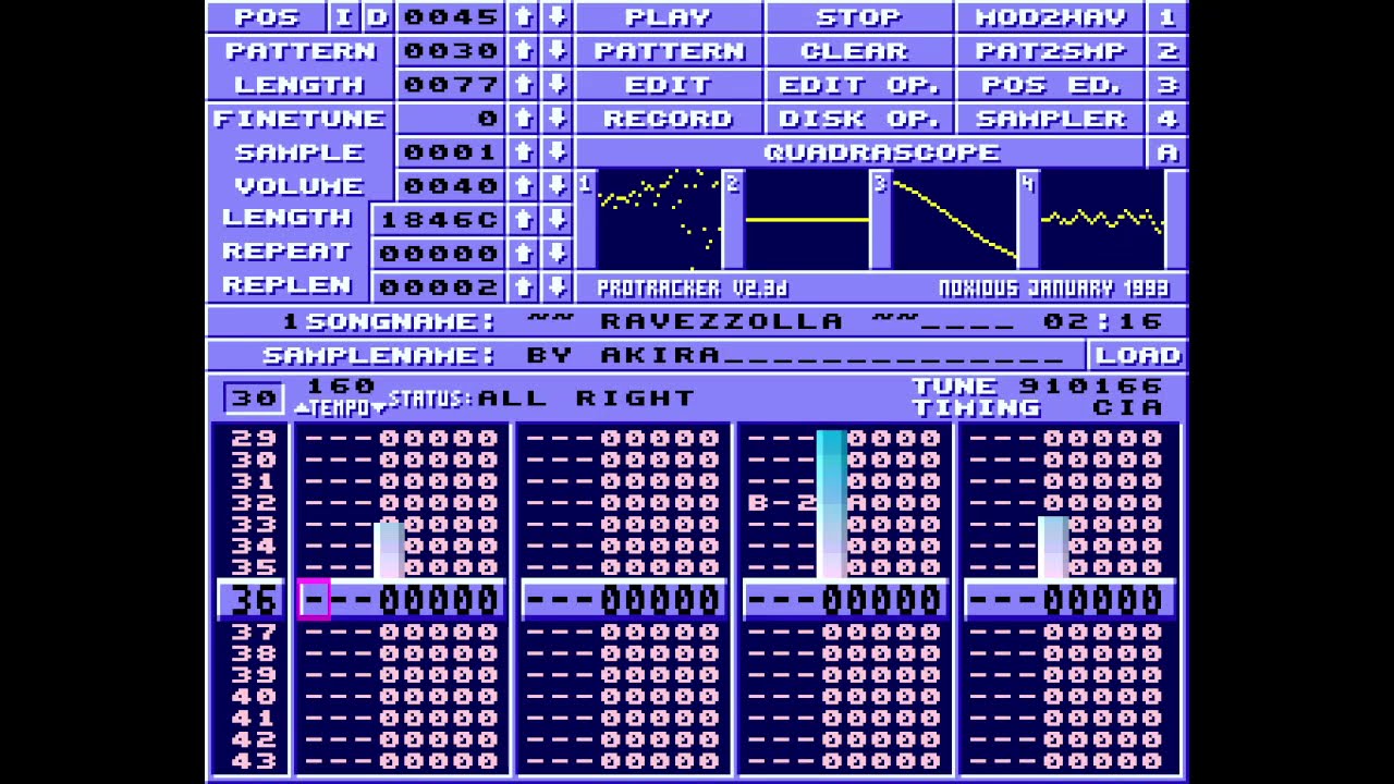Akira - Ravezzolla (Flash Party 2024 Version) (Amiga Protracker Music)