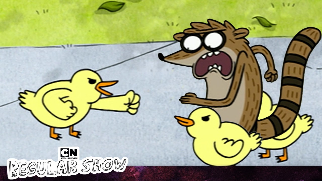 Four Ducklings. One Rigby. TOTAL CHAOS | Regular Show | Cartoon Network