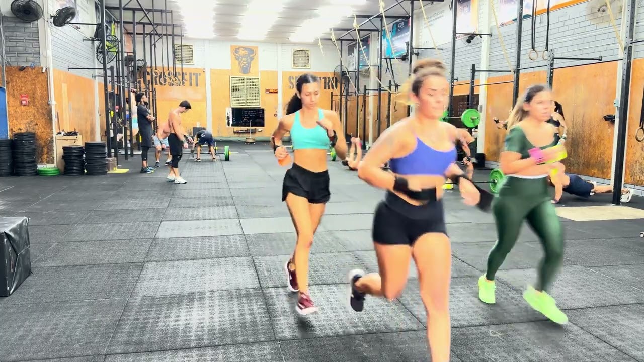 Treino de Crossfit - S. Clean, T2b, Run