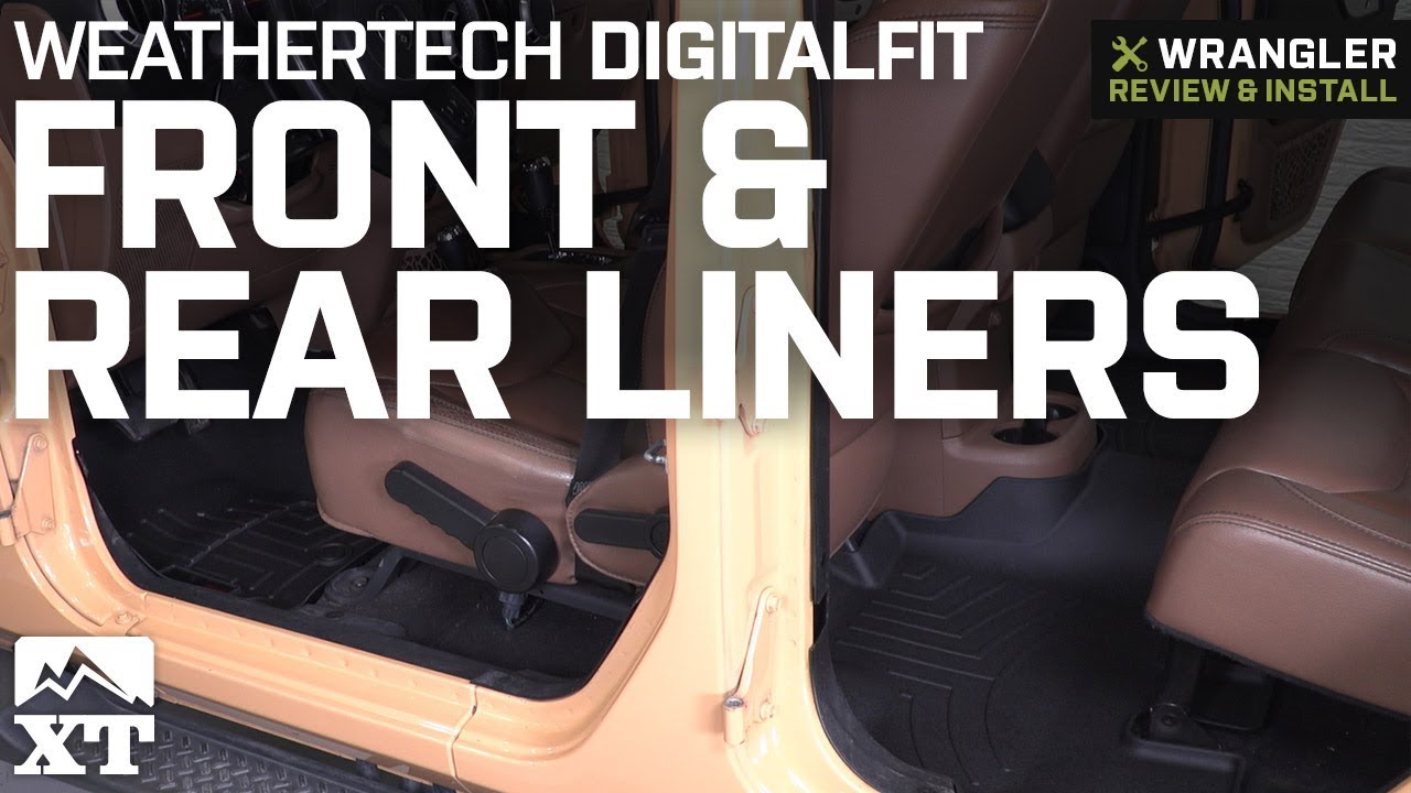 Jeep Wrangler Weathertech DigitalFit Front & Rear Liners (2014-2018 JK 4 Door) Review & Install
