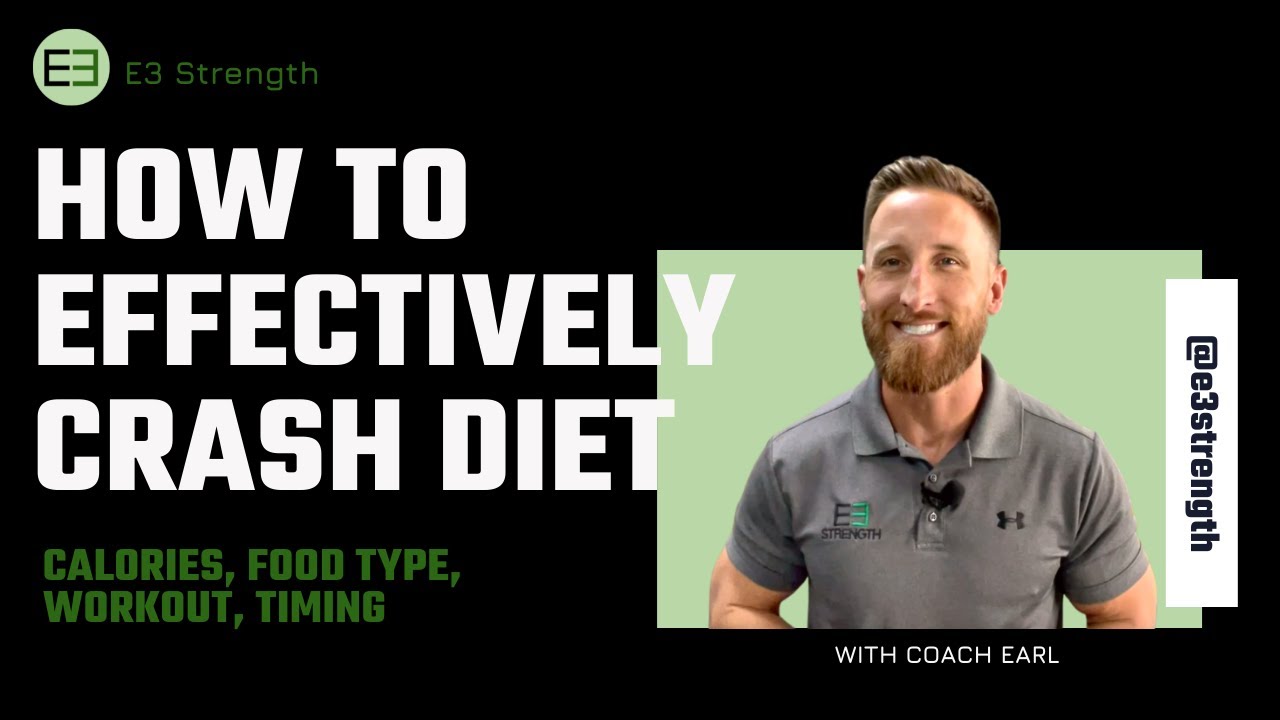 How to [Effectively] Crash Diet