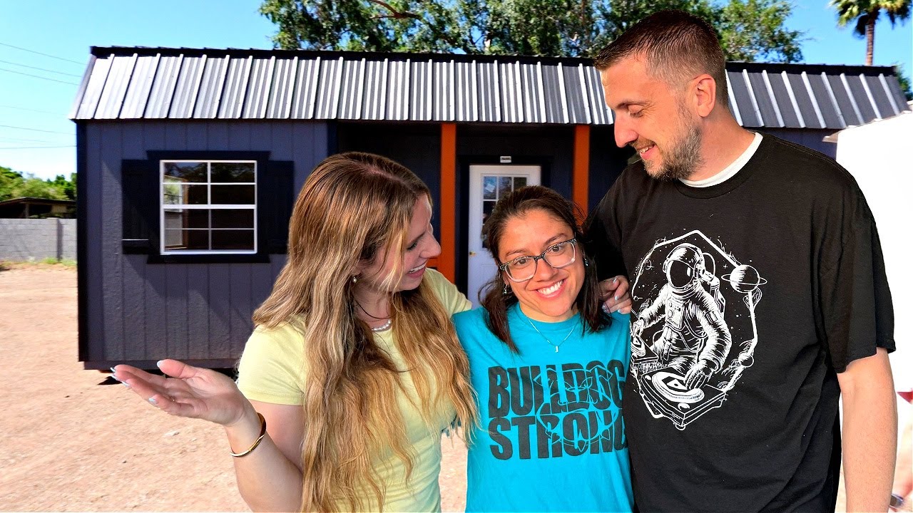 It Is HERE! We SURPRISED Our Daughter With Her OWN TINY HOME!