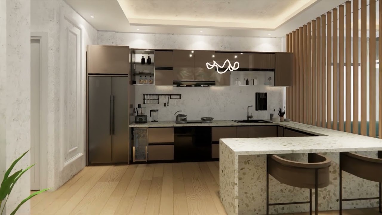 #تصميم استديو سكني مميز #ديكور