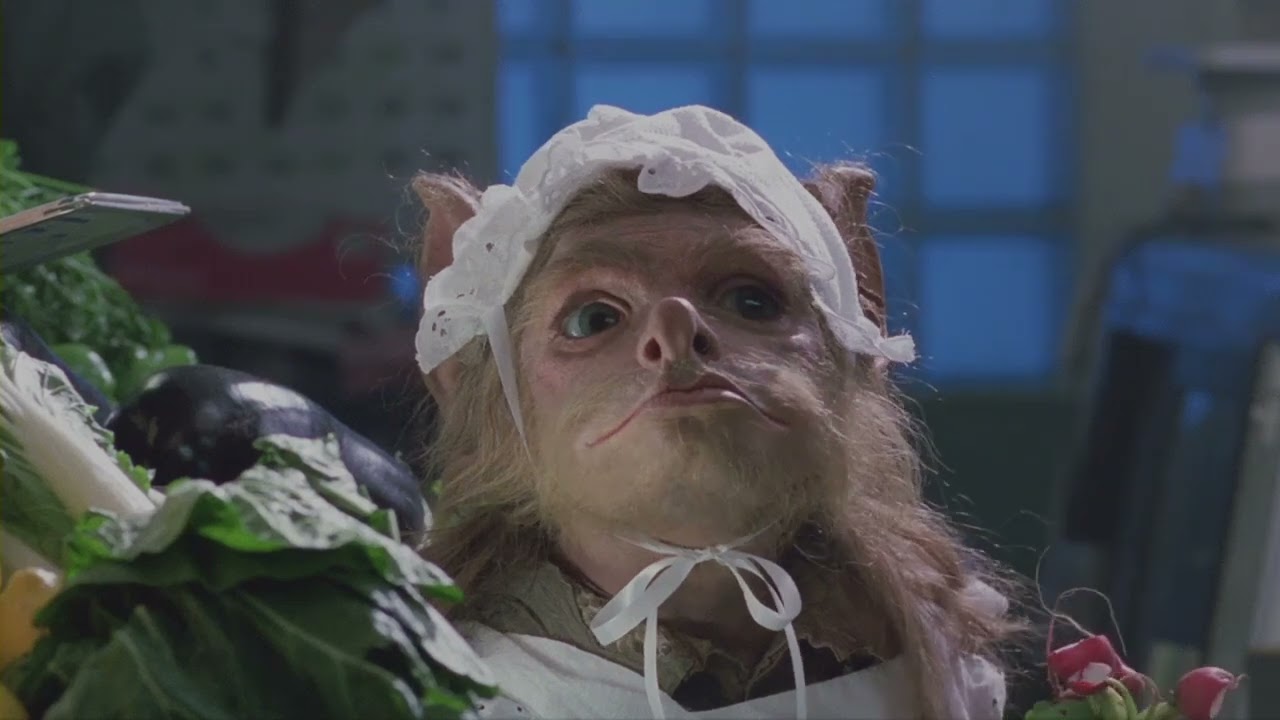 Robert Z'Dar looks GREAT in tiny sunglasses - A Gnome Named Gnorm (1990)