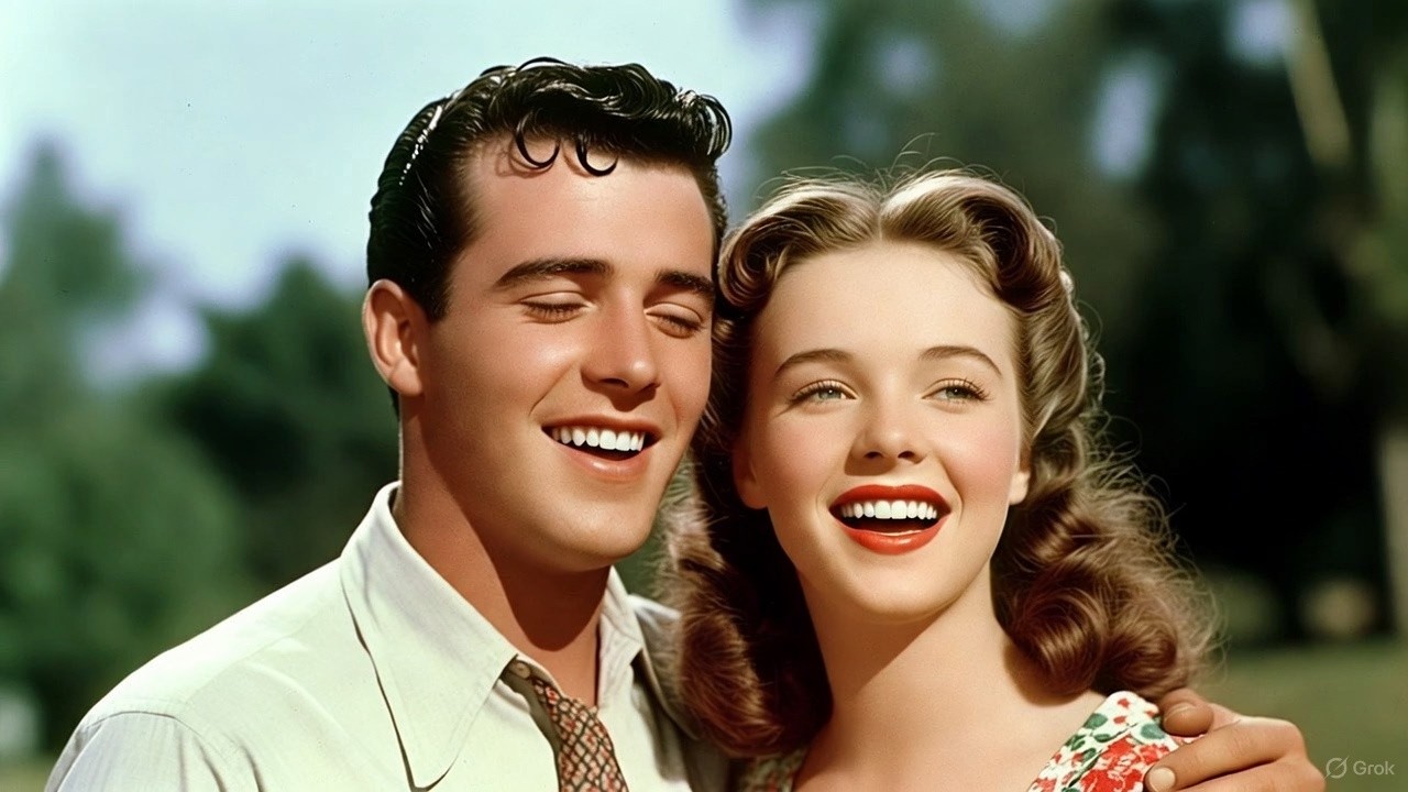 Till the Moon Turns Blue – 50s Doo-Wop Love Ballad (Lyric Video)