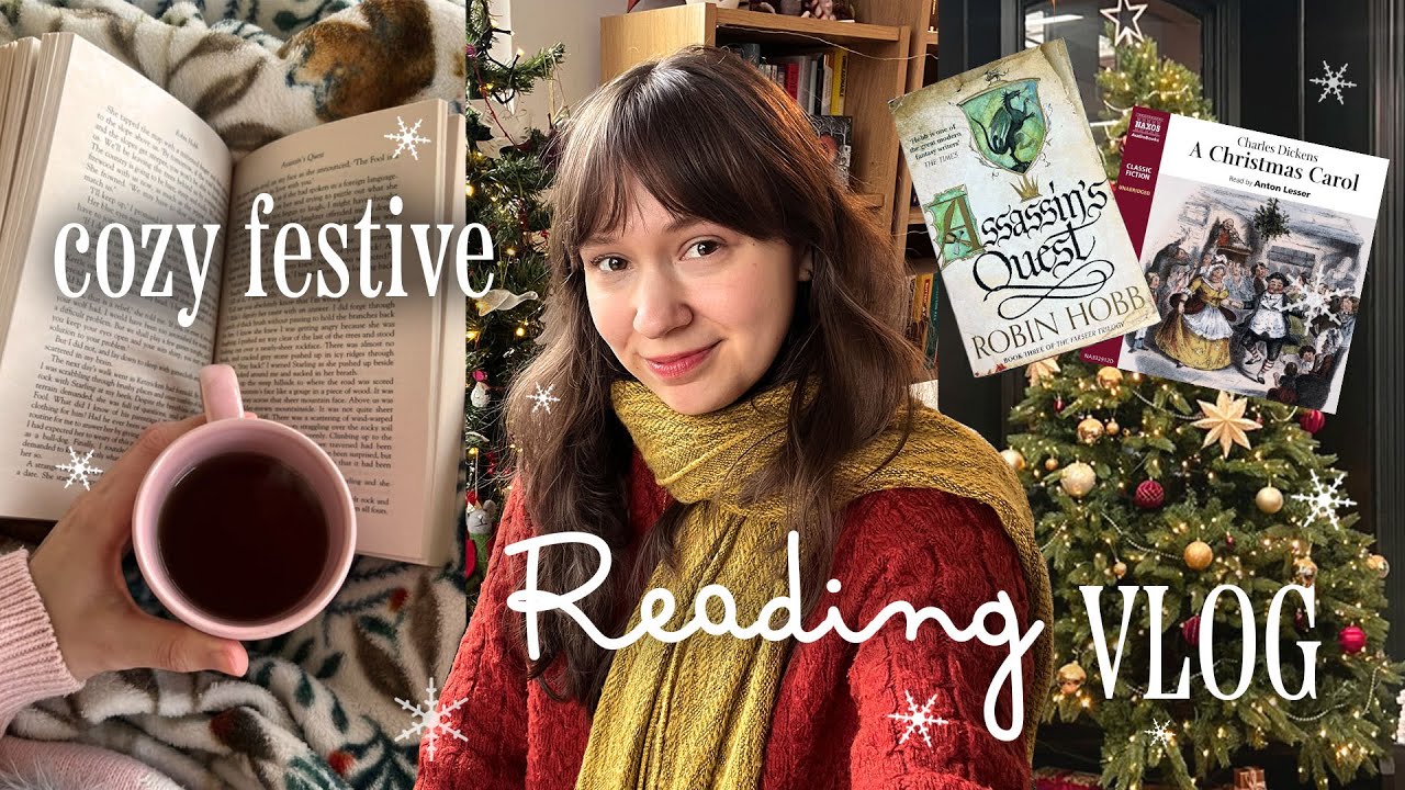 Уютный праздничный видеоблог о чтении 🎄 Простые, книжные дни в городе 🏙️❄️ Дневники декабря