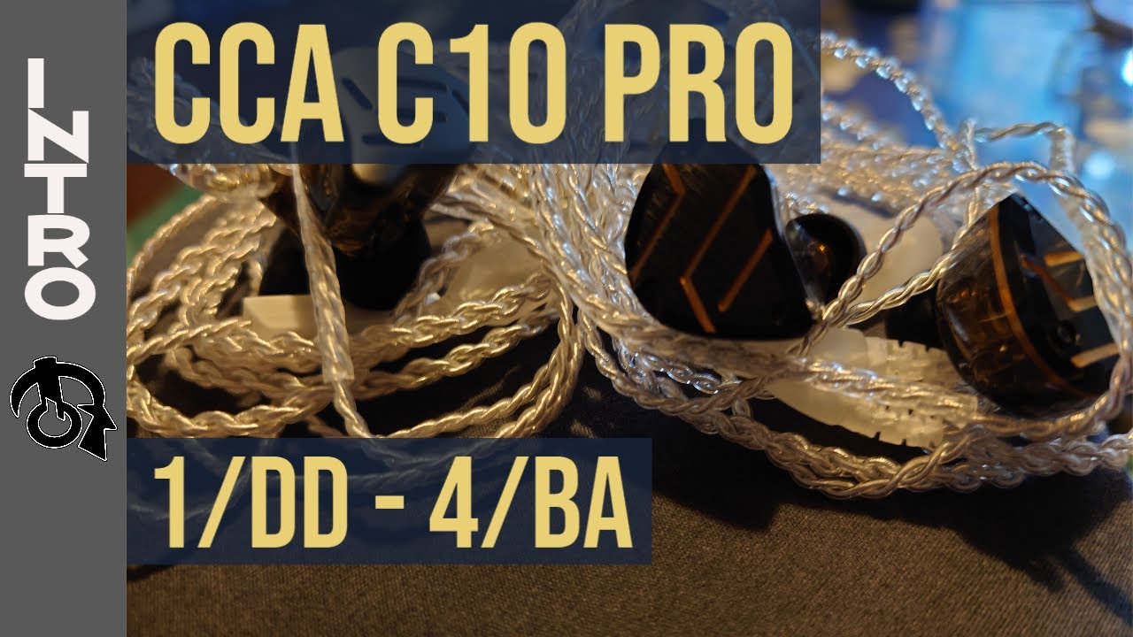 CCA C10 PRO Earphones (1/DD 4/BA) unbox