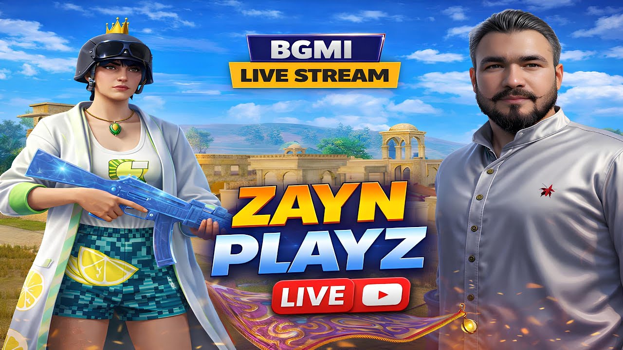 🔴 BGMI LIVE : ALADDIN vs ZAYN PLAYZ💀| PUBG NEW UPDATE