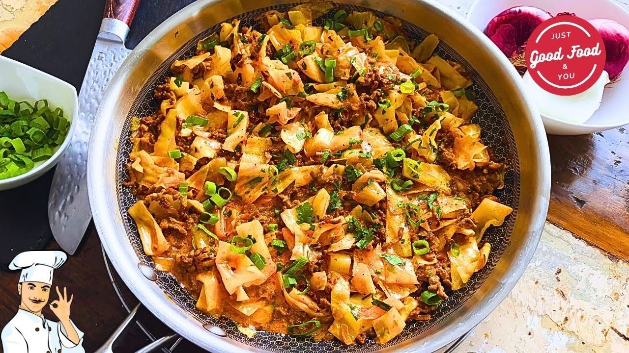 Dieses Spitzkohl-Rezept ist so lecker, dass ich es jeden Tag mache ! | Spitzkohl mit Hackfleisch