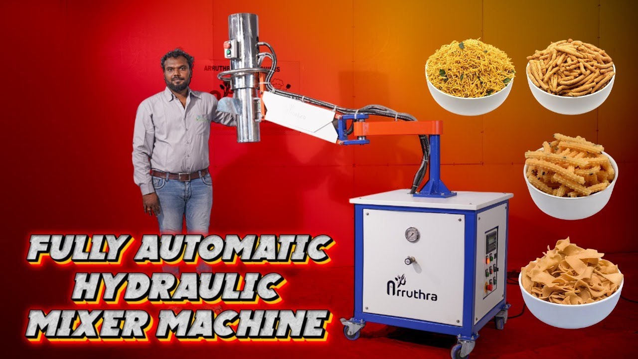 FULLY AUTOMATIC HYDRAULIC MIXER/ KARASEV/ OMPODI /RIBBON PAKODA MAKING MACHINE |  | 99945 80909