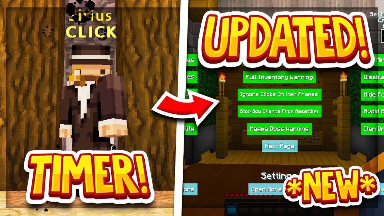 Hypixel Skyblock ADDONS MOD UPDATED! DARK AUCTION TIMER + MAGMA BOSS! YOU NEED THIS MOD!