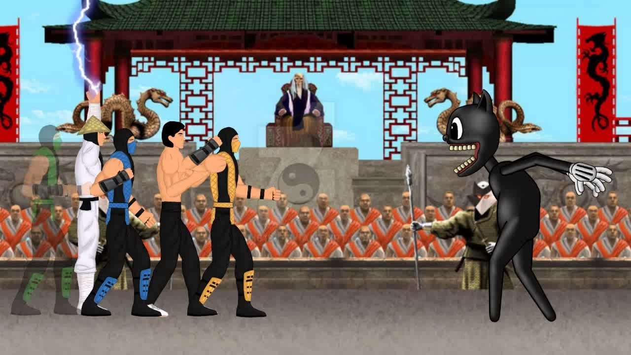 Team MK vs Cartoon cat (dc2)