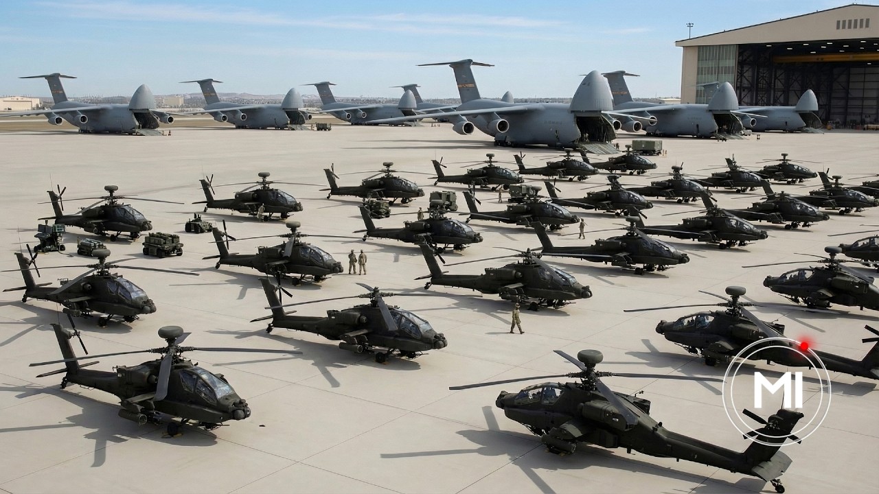 AH-64 Apache Transport Training | U.S. Army Airlift & Logistics Exercise