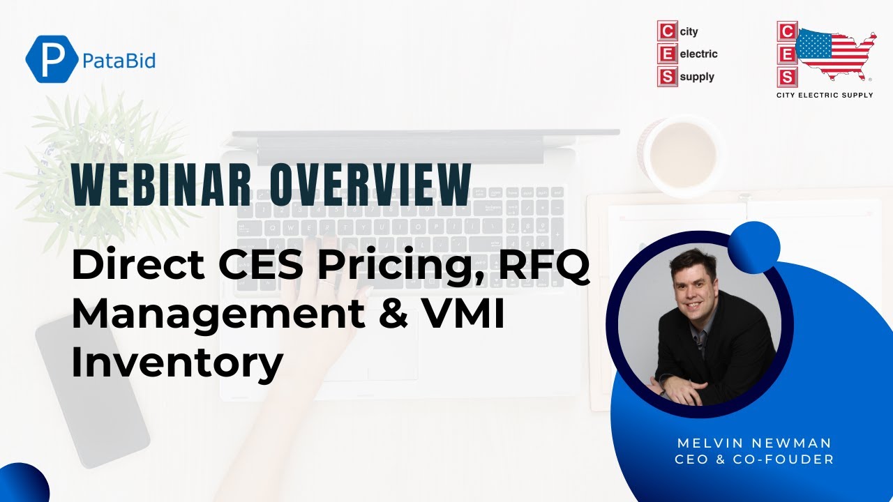 PataBid Webinar: Direct CES Pricing, RFQ Management & VMI Inventory | October 2025
