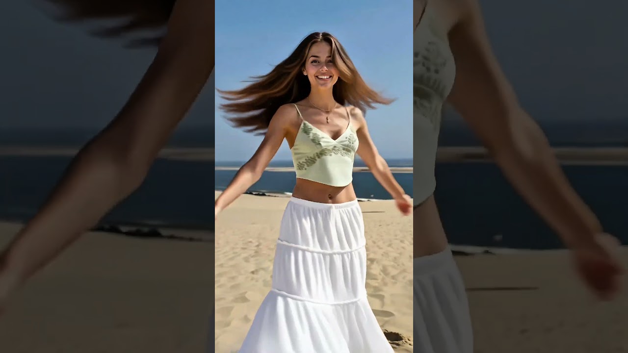 Danser pieds nus sur la dune, c&rsquo;est un peu comme jouer avec le ciel ✨☀️