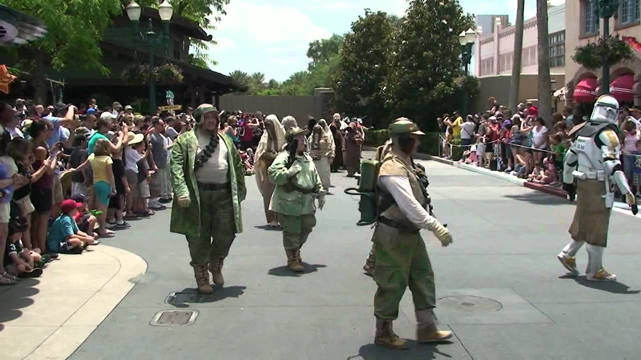 Star Wars Weekends Celebrity Motorcade 5/18/12 Jedi Mickey, Ray Park, Disney's Hollywood Studios