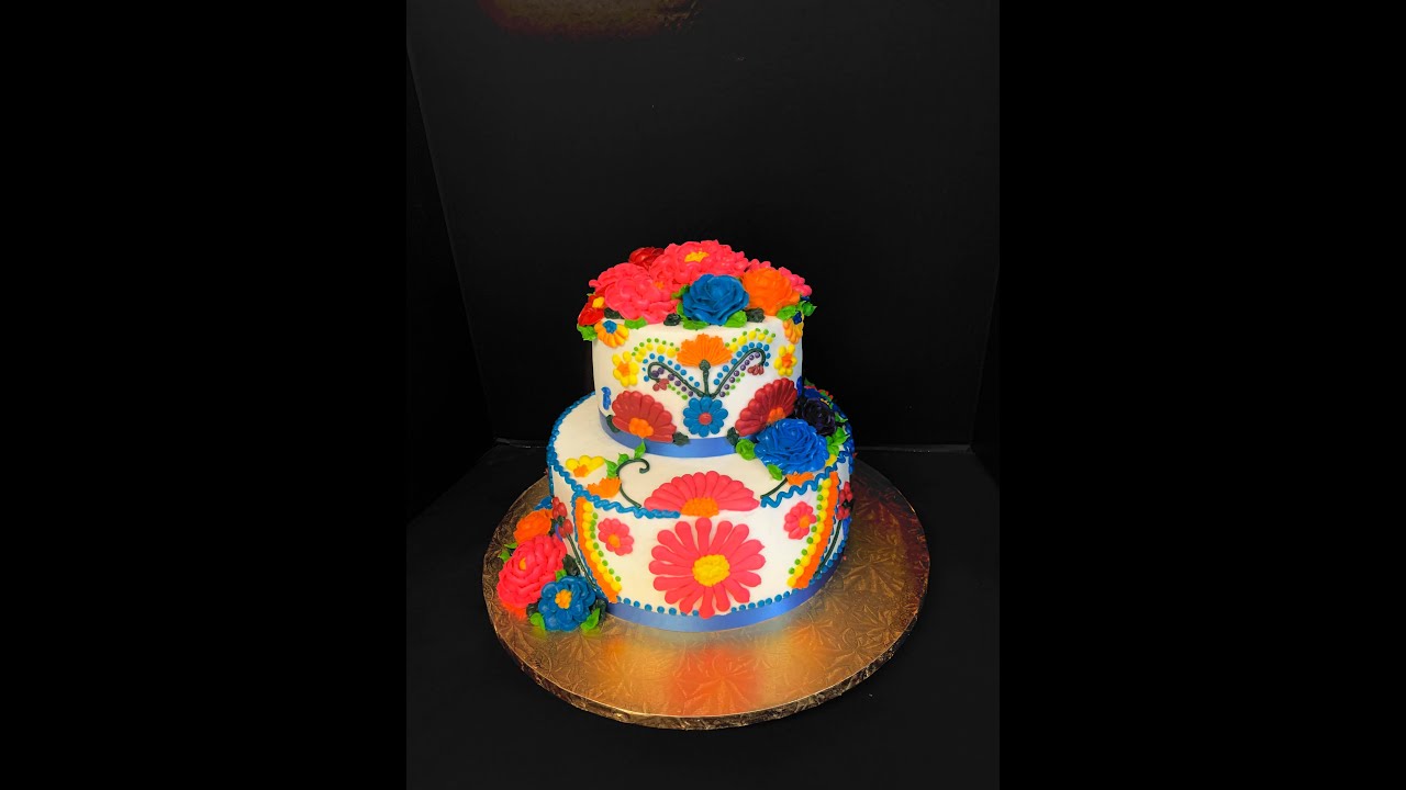 Pastel mexicano hecho en buttercream