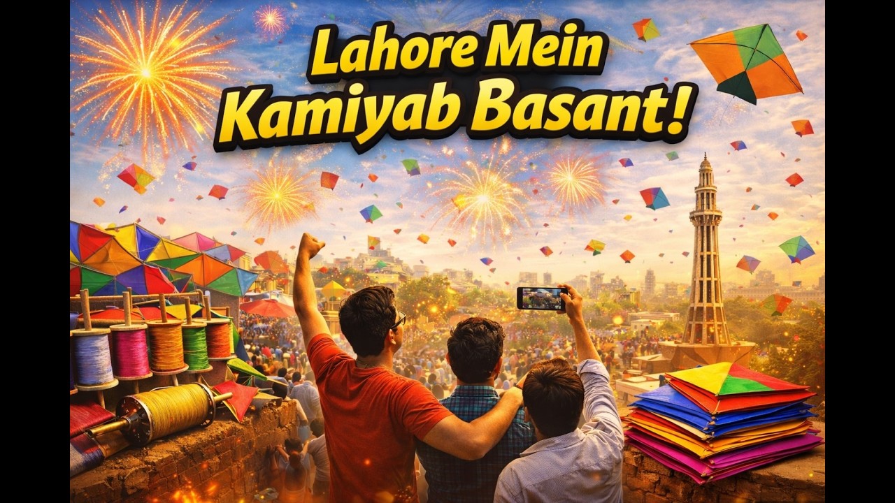 Lahore Mein Basant Ka Kamiyab Tyohaar | Rang, Patang Aur Josh