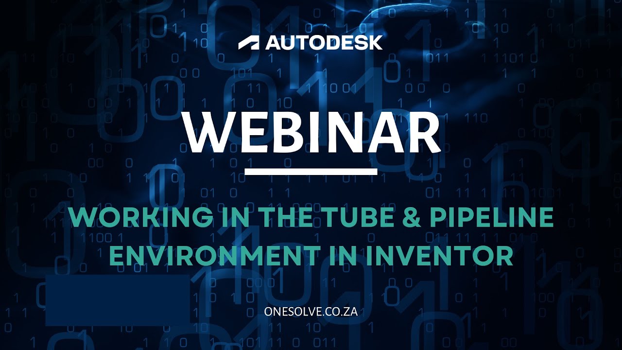 Working in the Tube & Pipeline environment in Inventor