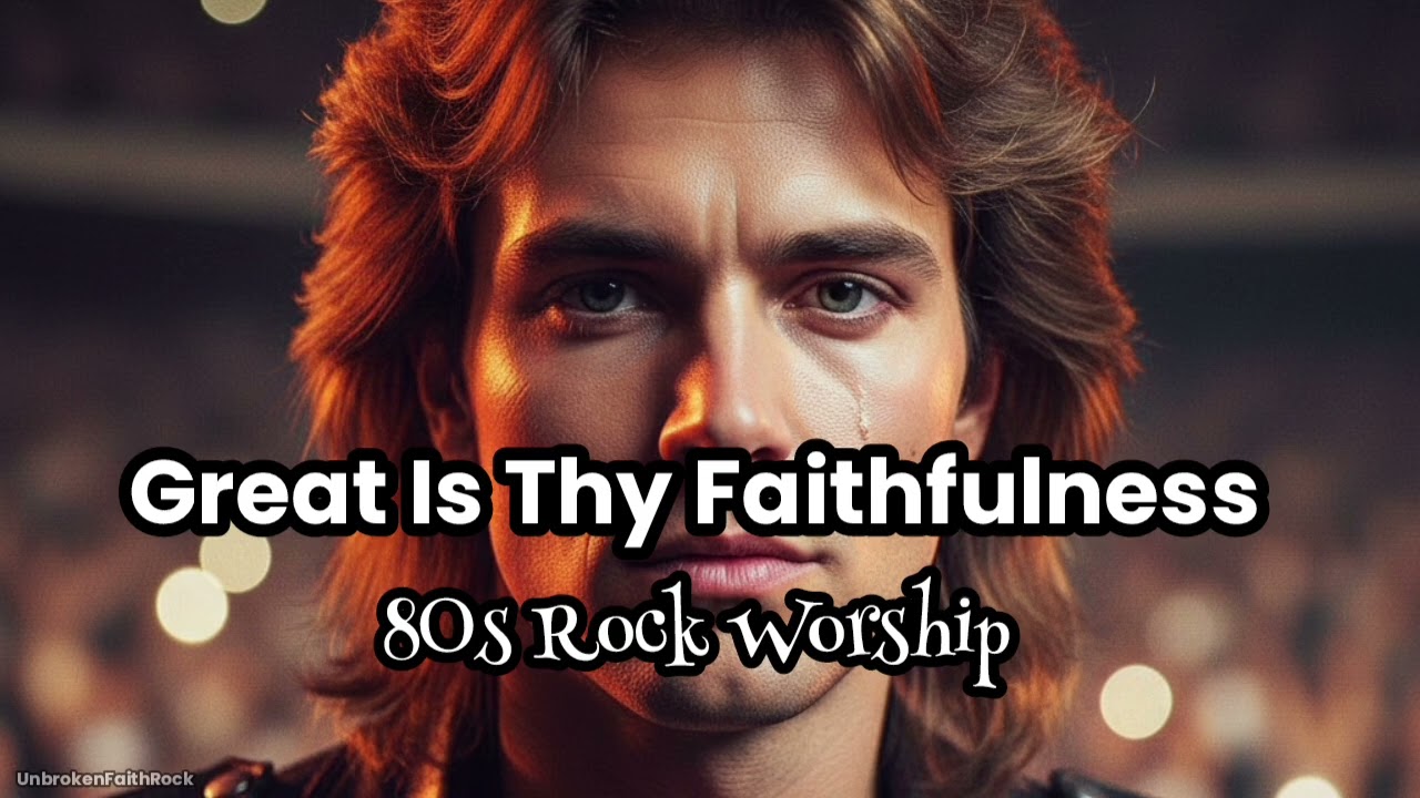 Great Is Thy Faithfulness | 80s Glam Rock Christian Rock Ballad | Worship Rock