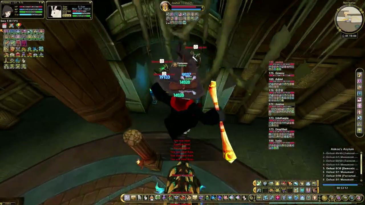 Flyff Universe infernal Dungeon Ankou(26:47)(Fs RM Pov) Vid 13
