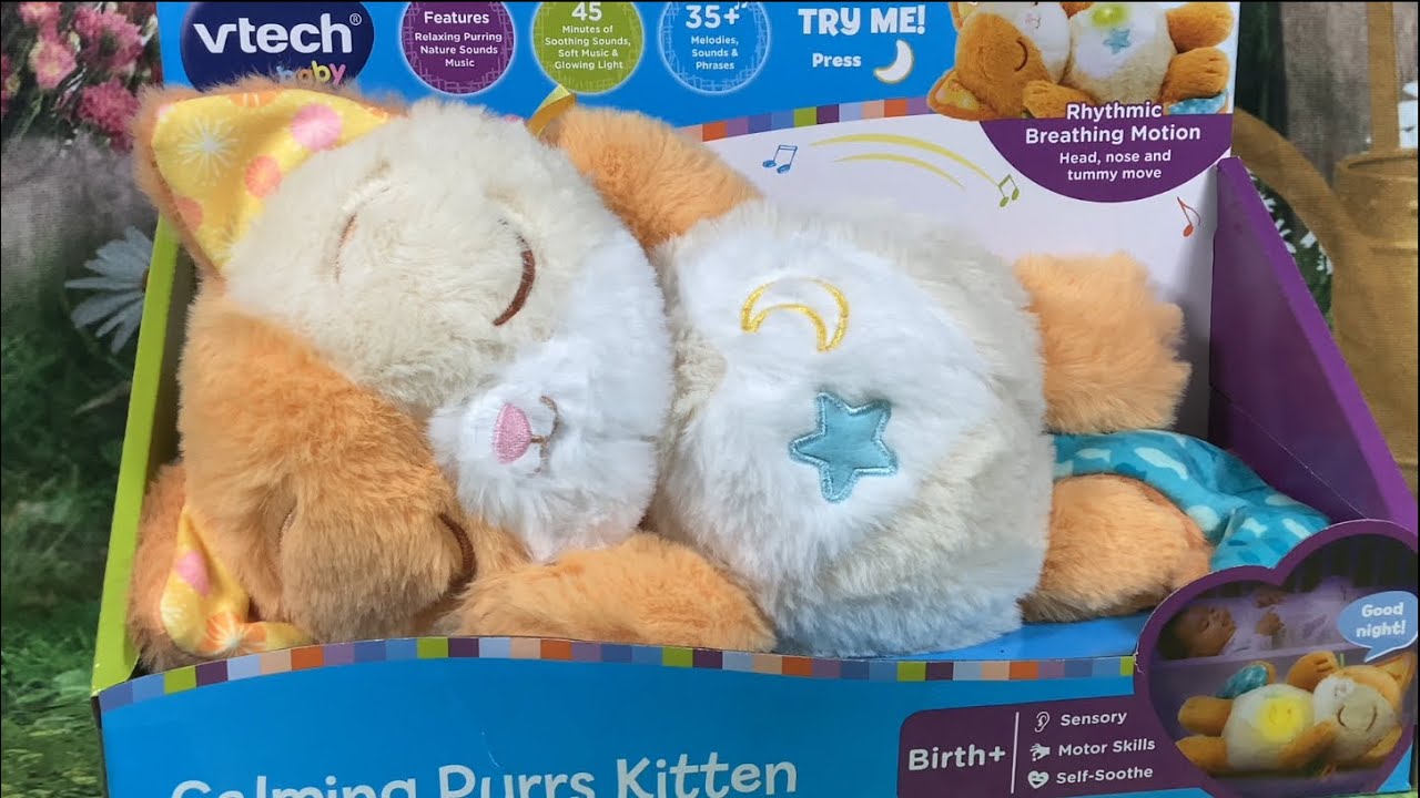 VTech Baby Soothing Slumbers Sleepy Kitten Unboxing, Demonstration & Review