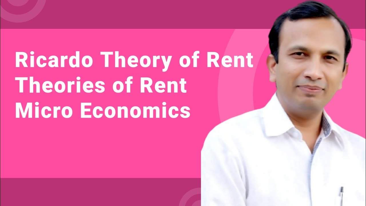 Ricardo Theory of Rent || Theories of Rent || Ricardo theory of rent in hindi ||