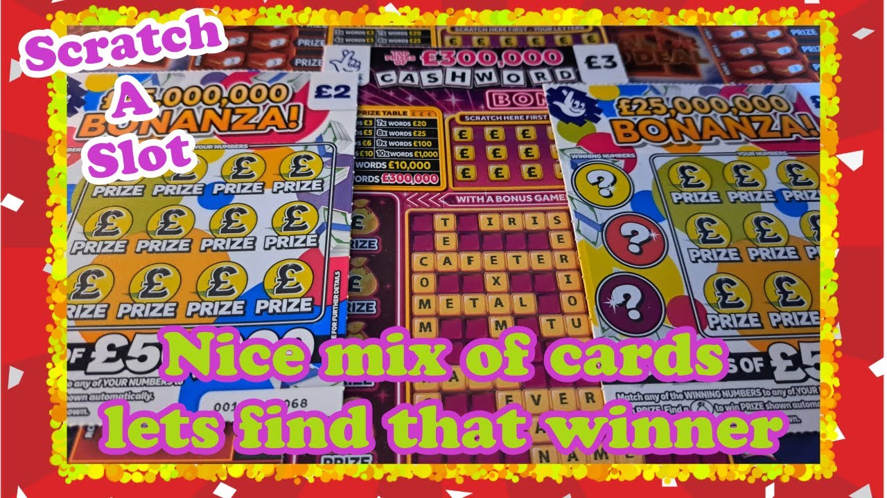 Mix of UK national lottery scratch cards, surely today is the day