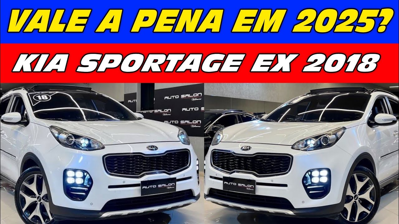 KIA SPORTAGE 2018, SUV COM MUITO LUXO
