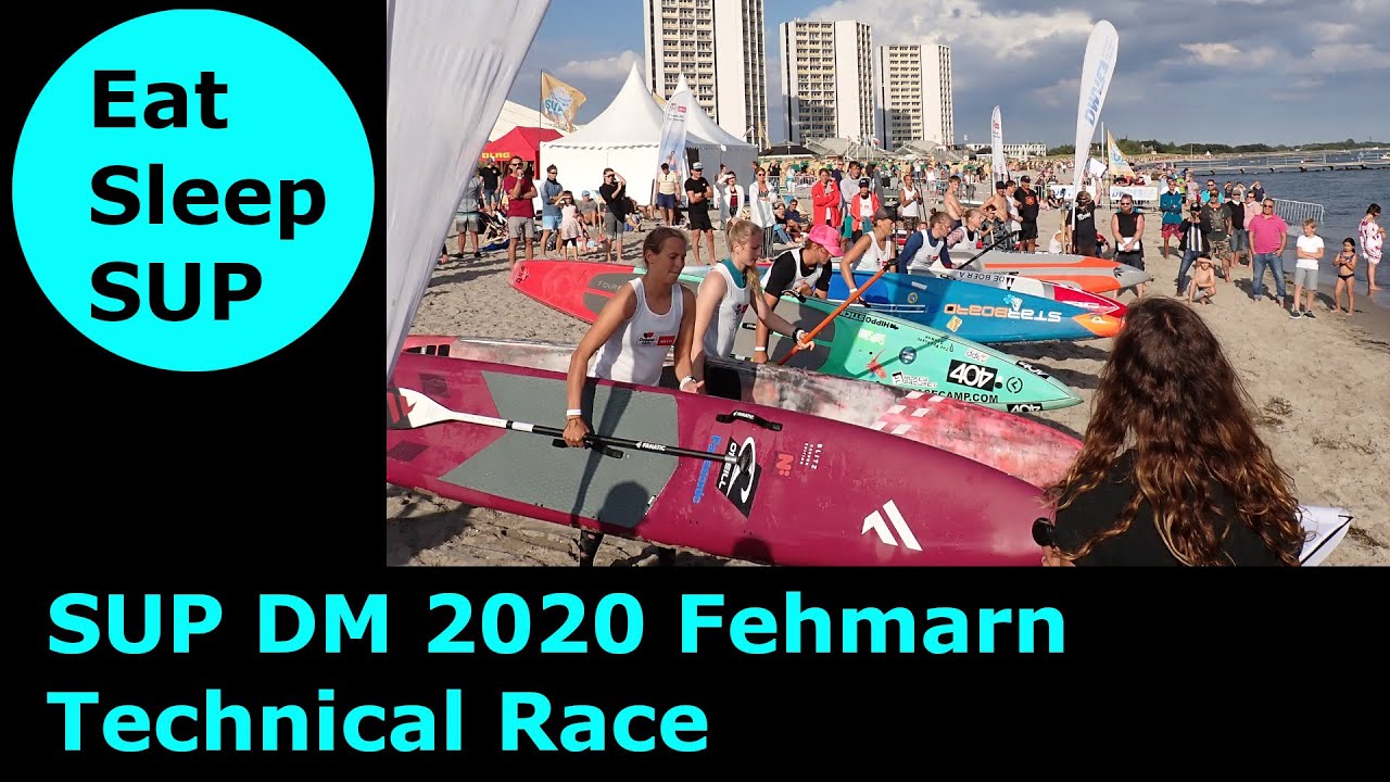 Deutsche Meisterschaft Stand Up Paddling 2020 Fehmarn - Technical Race
